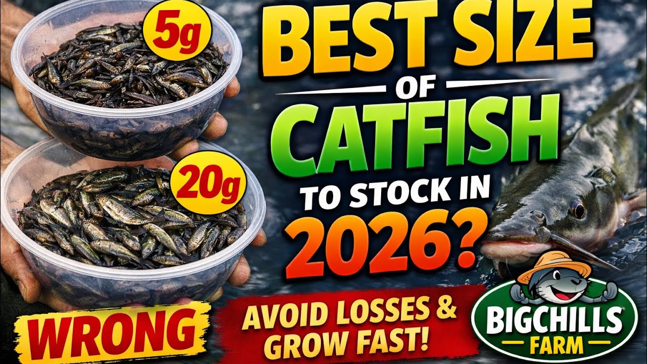 Best Size of Catfish Seedlings to Stock in 2026 | Avoid Losses & Grow Faster