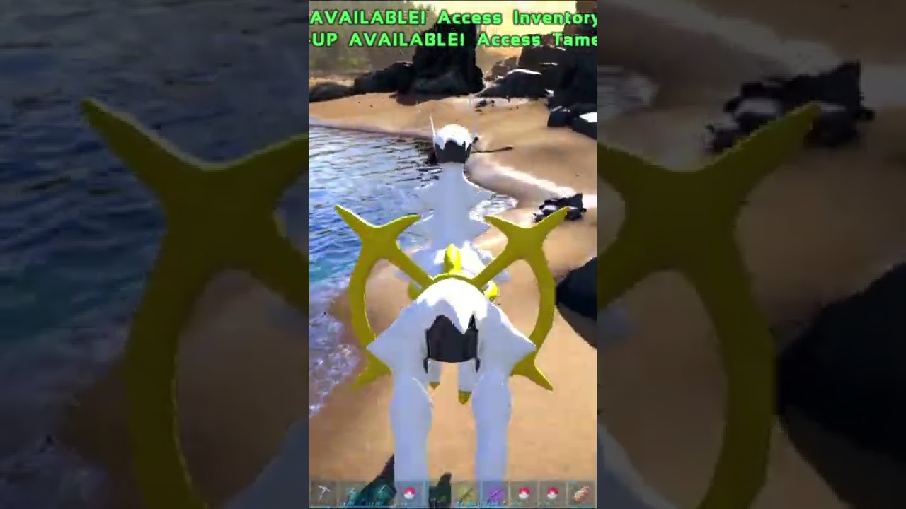 Арсеус на прогулке! Мод Ark Survival Evolved Pok&eacute;mon
