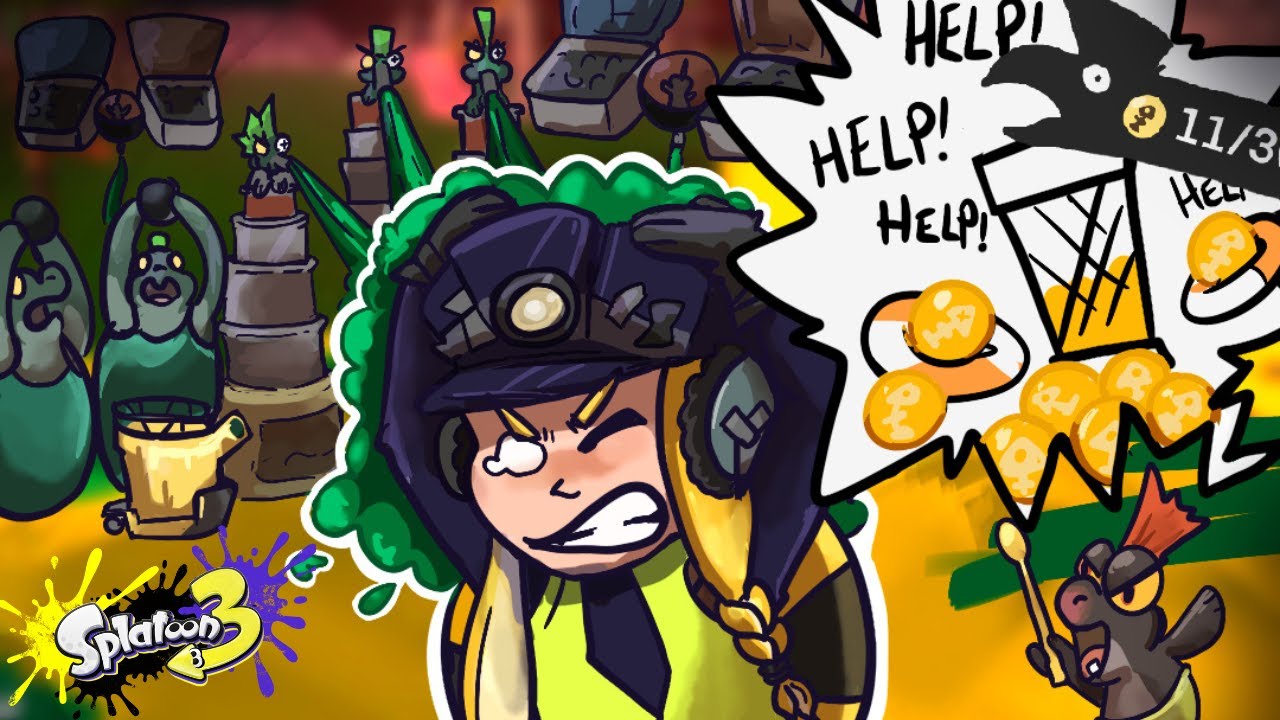 The Art of Luring in Freelance in Salmon Run: The Next Wave (Splatoon 3)