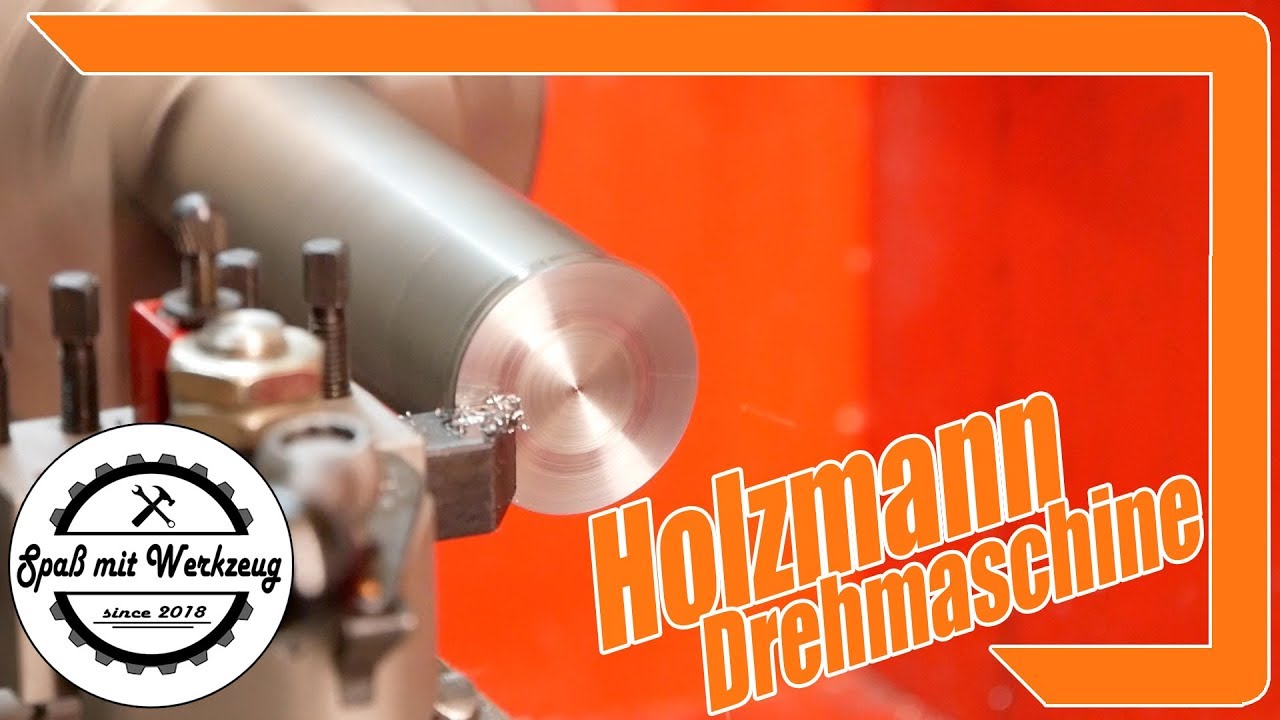 Holzmann Drehmaschine ED400FD 🛠 Stahl, Alu, Edelstahl Drehen 🛠