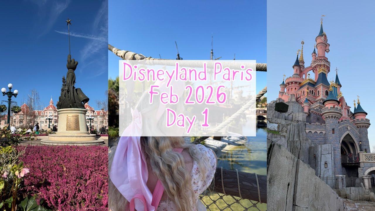Disneyland paris Feb 2026 day 1