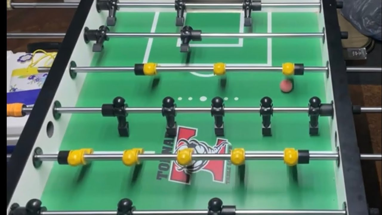 Foosball: Lane passing and catching