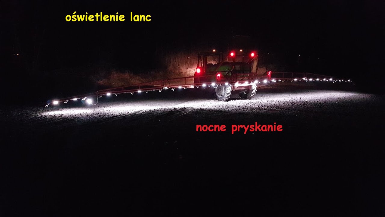 OŚWIETLENIE LANC OPRYSKIWACZA