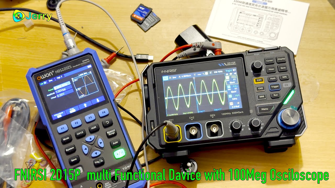 FNIRSI 2D15P 3 Functional Davice with 100Meg Osciloscope