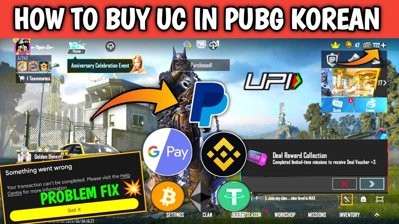 HOW TO BUY UC IN PUBG KR IN INDIA 💥 | PUBG KR UC PURCHASE | PUBG KOREAN UC PURCHASE | PUBG MOBILE KR