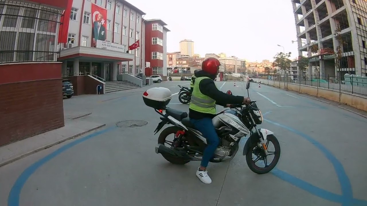 A2 Motosiklet Ehliyetine Yazıldım Bağcılar Ehliyet Sınavı Eğitim Parkuru 2022