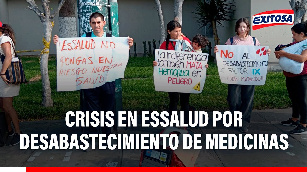 🔴🔵 Crisis en EsSalud: Pacientes con hemofilia en riesgo por desabastecimiento de su medicamento