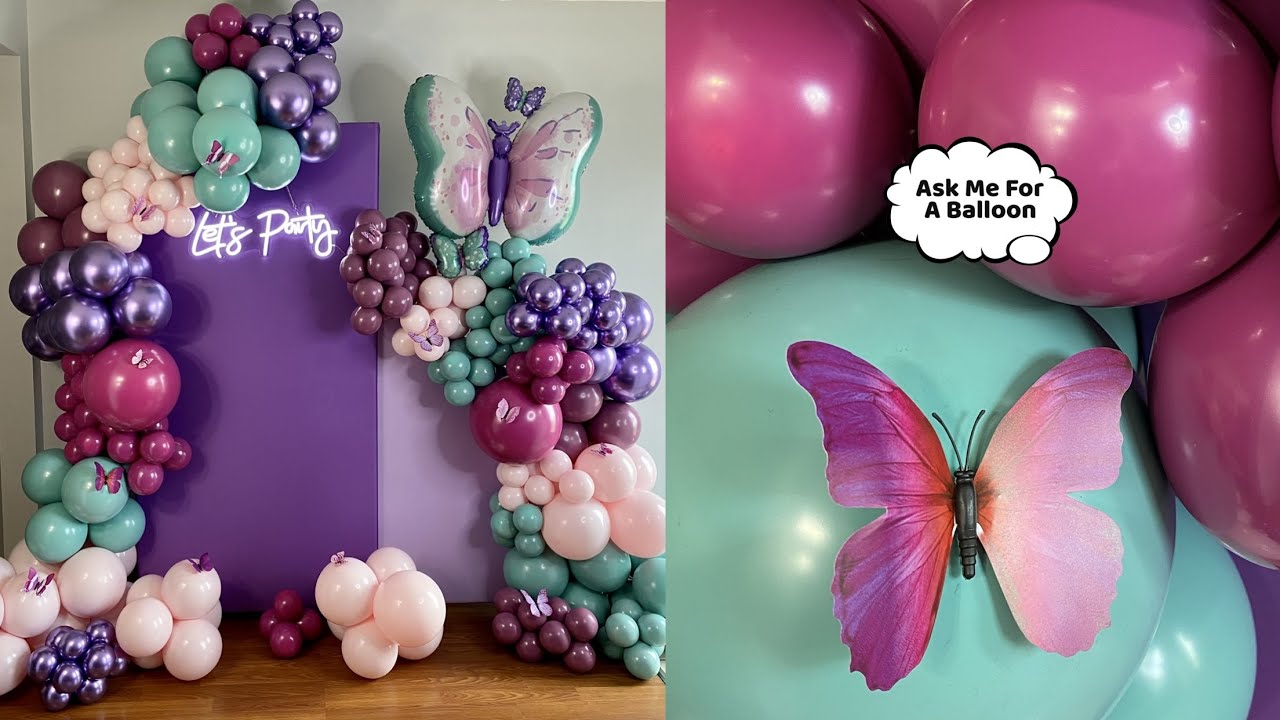 Arched Backdrops Balloon Garland