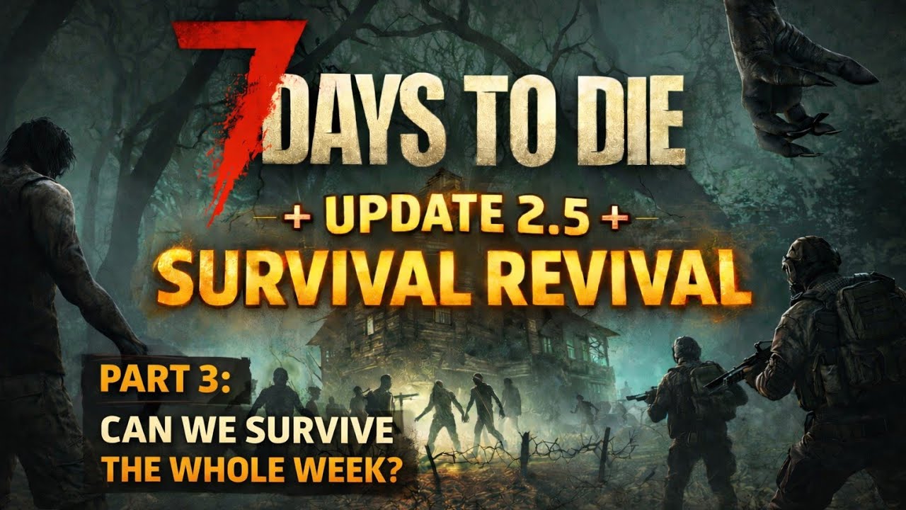 🔴 Blood Moon Is Near… | Co-Op 7 Days to Die 🩸(Part 3)