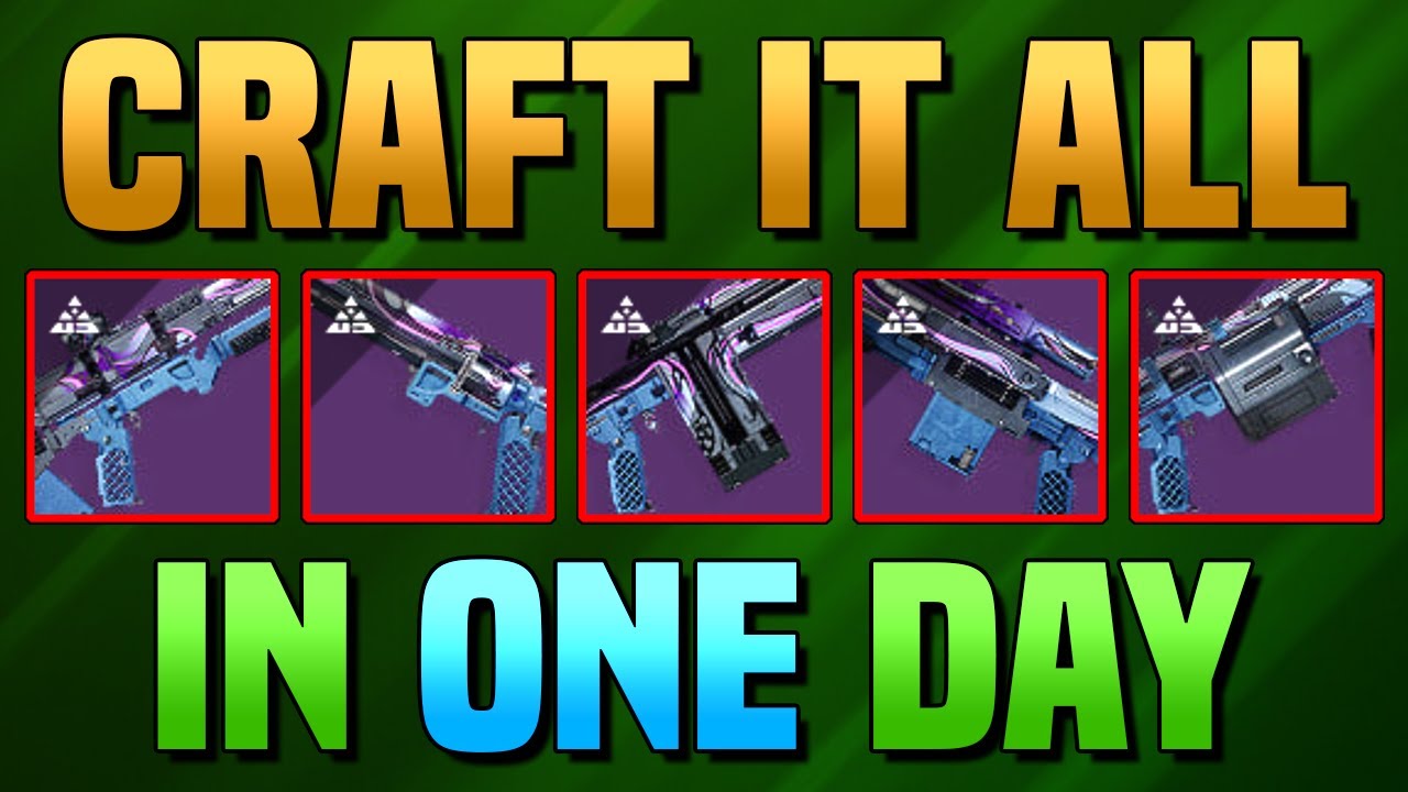 How I crafted ALL 5 Neomuna Weapons in ONE day (Neomuna Deepsight Farm Guide) 【 Destiny 2 】