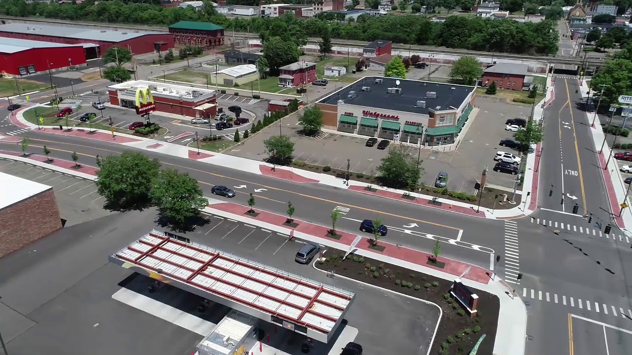 North Main Street Cultural Connector (Elmira, NY) - Drone footage