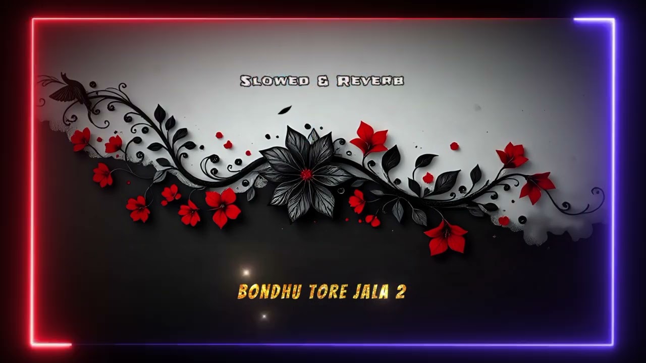Jala-2 (Bondhu Tore) | slowed & Revarb @RakibMusabbirOfficial | Lyrical Video | Bangla Dance Song 