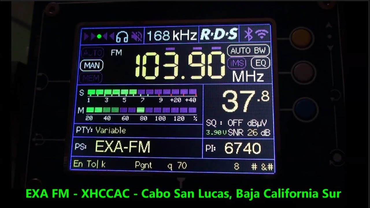 El Rosario, Sinaloa, México FM Bandscan