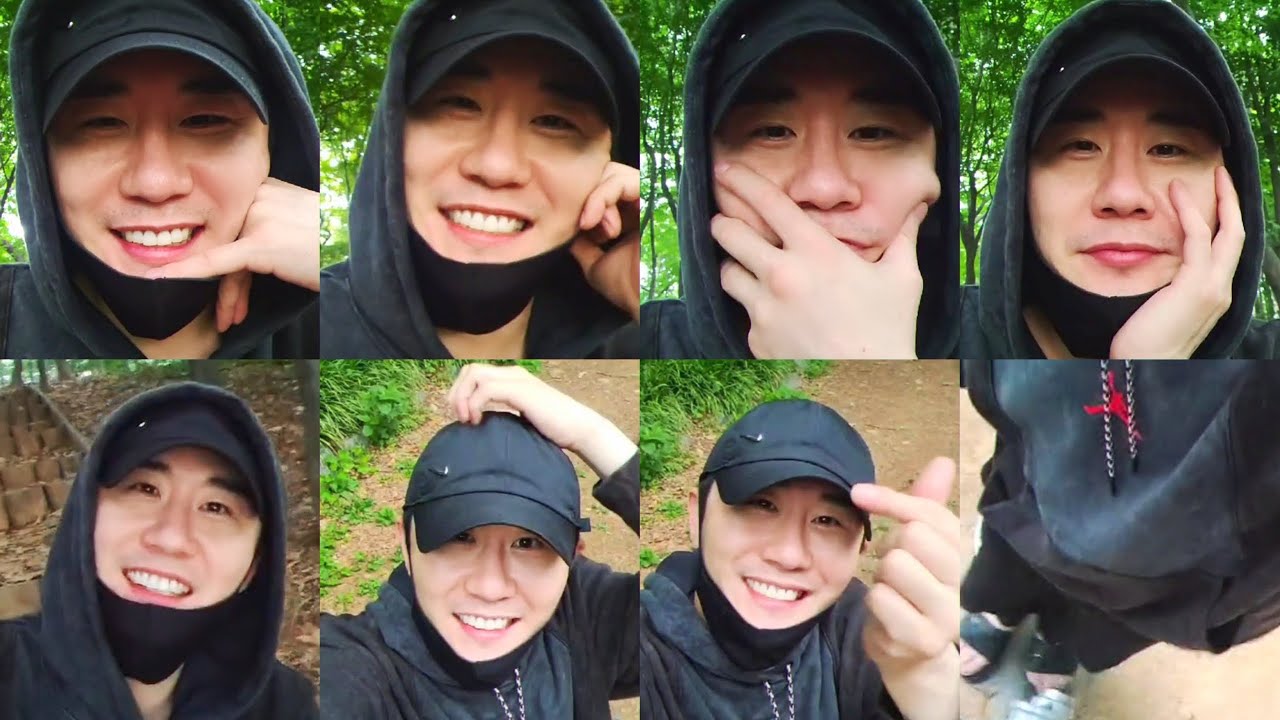 210510 영탁 - 등산 중 깜짝 인스타라이브 방송