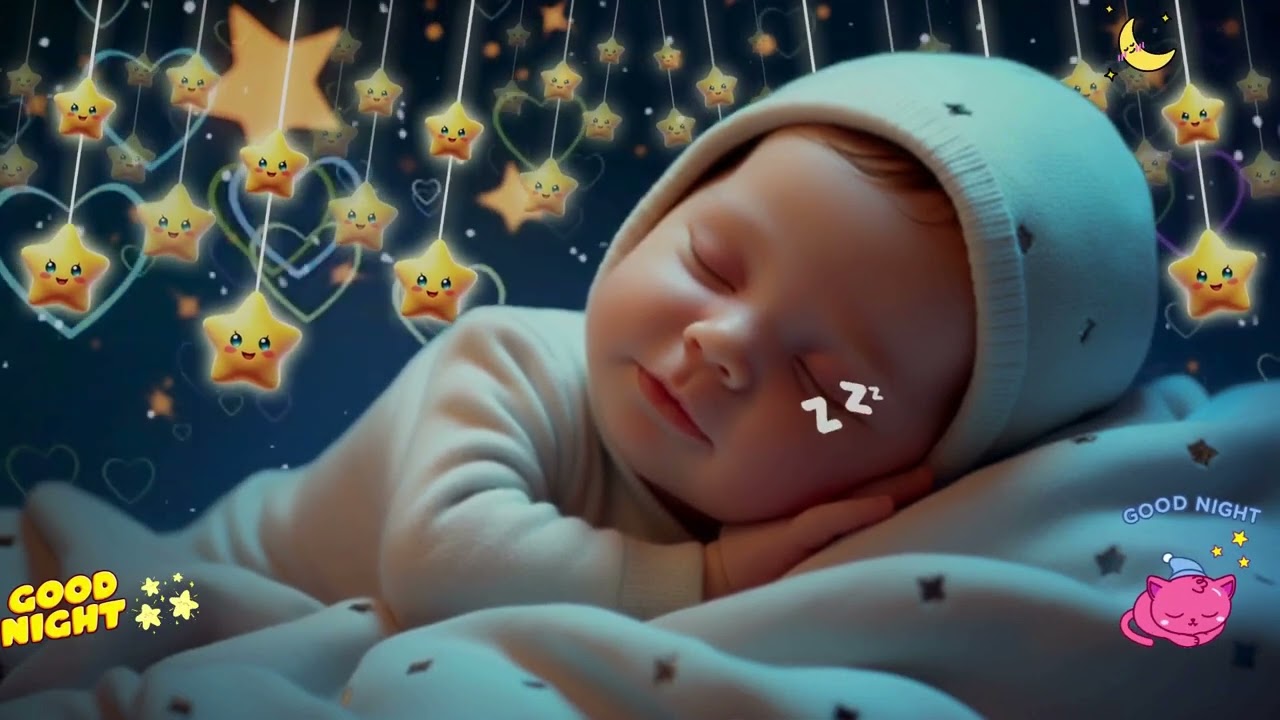 Baby Sleep Music ♥  Mozart & Brahms Lullabies ♥ Overcome Insomnia & Boost Brain Development