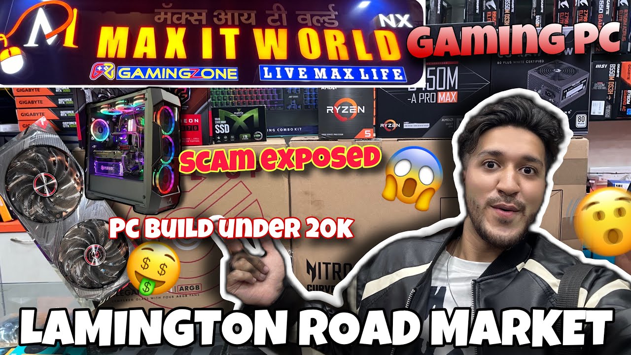 Lamington Road Electronic Market | Cheapest Gaming PC Build in Mumbai, My PC Setup of 1 Lakh 💰😱