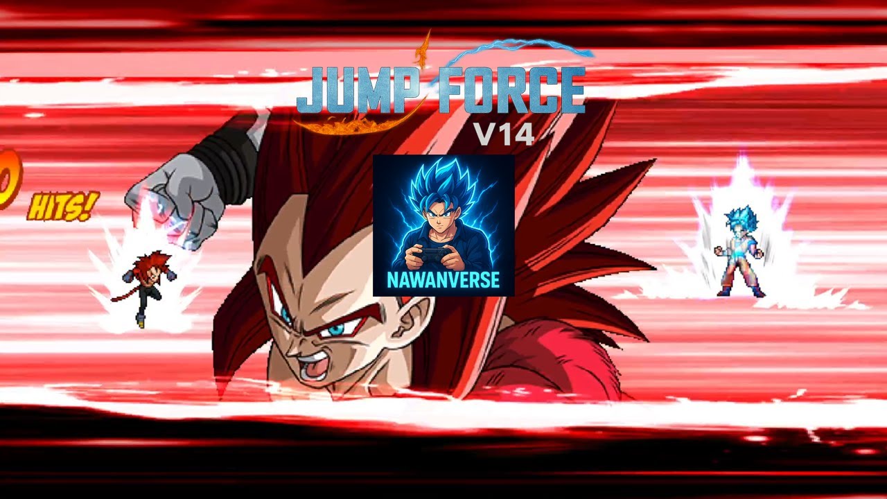 Jump Force Mugen V14 - Anime Battle Terheboh!! 🔥 Goku OP VS Vegeta SSJ4 Limit - Siapa Paling Kuat!?