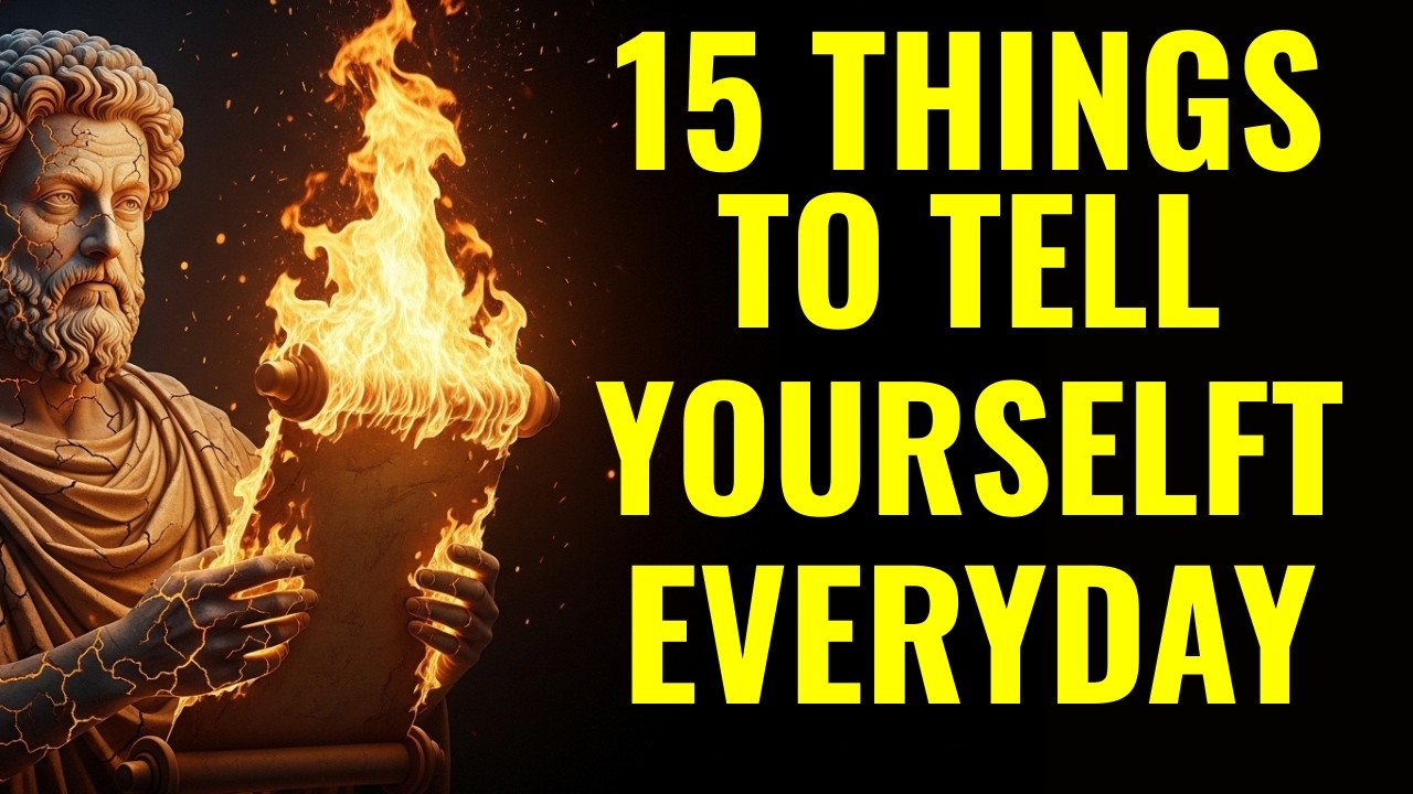 15 THINGS To Tell Yourself EVERYDAY (Stoic Morning Routine) | STOICISM