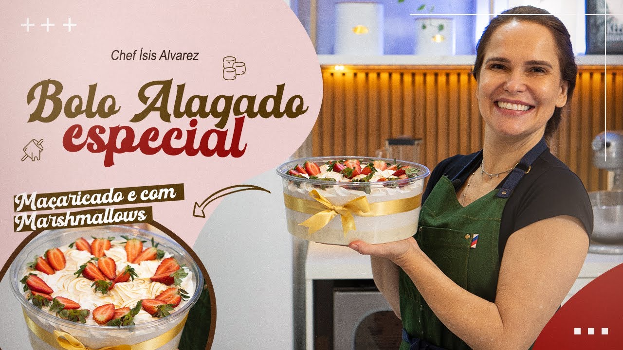 BOLO ALAGADO | Chef Ísis Alvarez