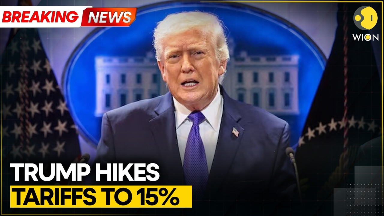 Trump vs Supreme Court: US President Says 15% Tariffs 'Effective Immediately' | WION BREAKING