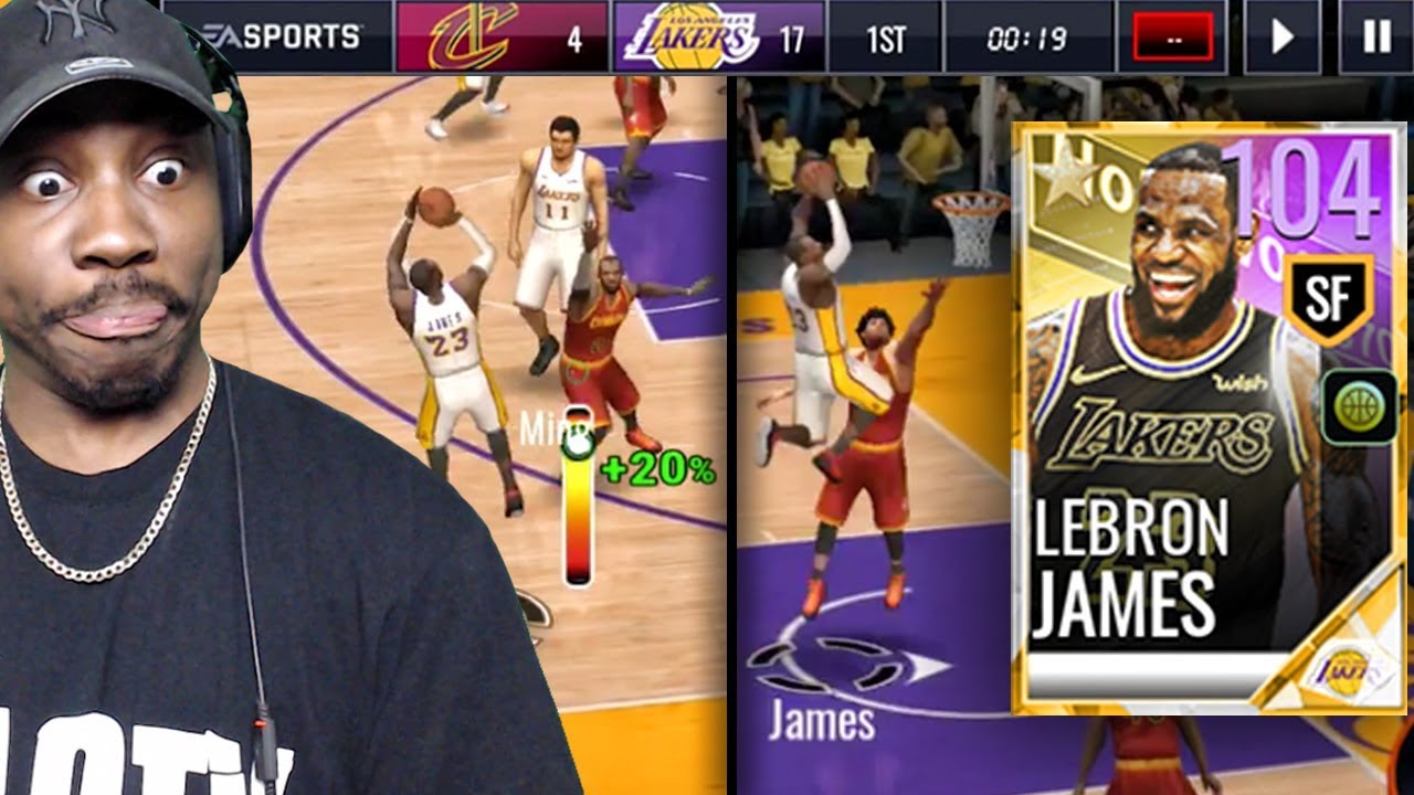 104 OVR LEBRON JAMES KING OF LA LAKERS IS BEST CARD EVER! NBA Live Mobile 18 Gameplay Ep. 60