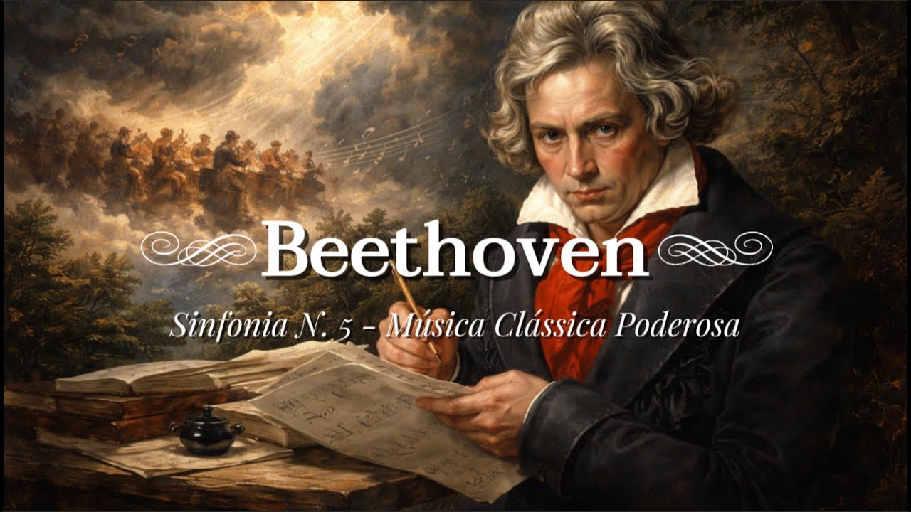 Beethoven  Symphony No. 5 🎼 Sinfonia Nº 5  Música Clássica Poderosa