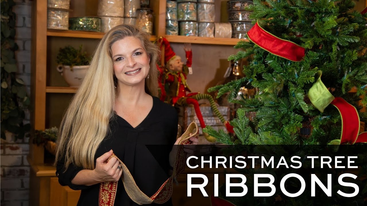 How To Use Ribbon On Your Christmas Tree