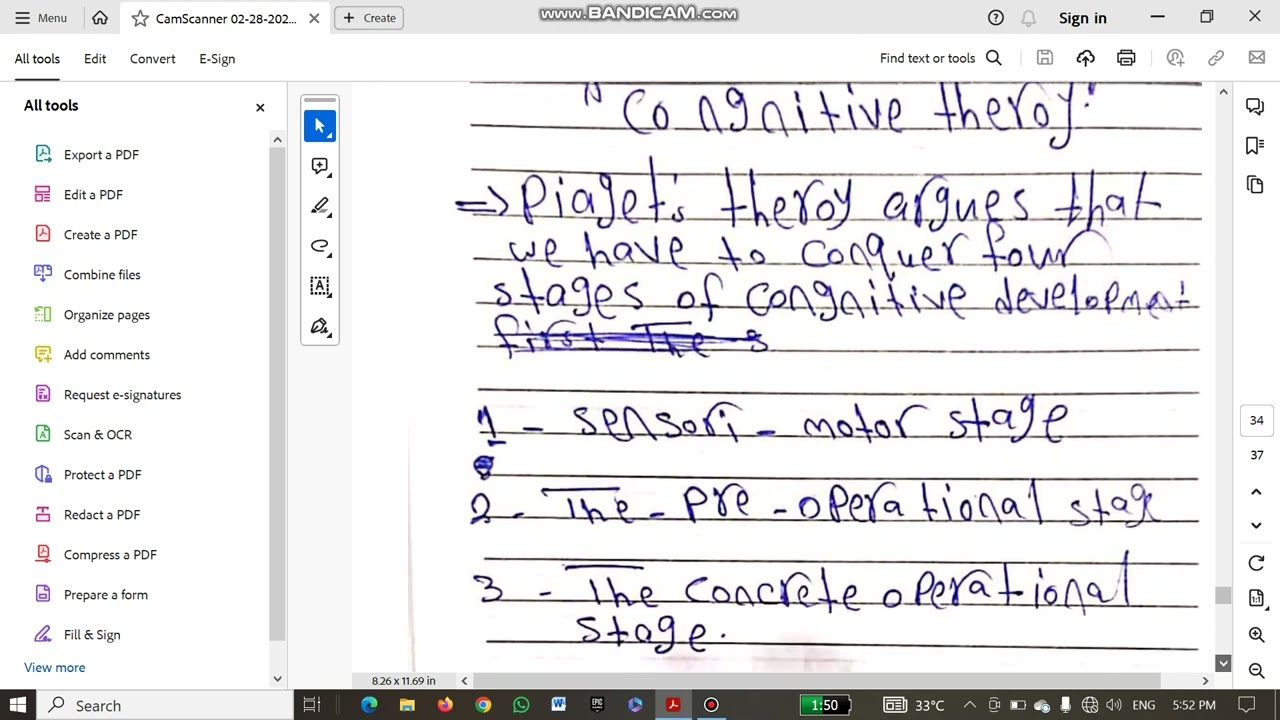 النظرية المعرفية congnitive theroy مسابقة 30 الف معلم تخصص انجليزى ج 1