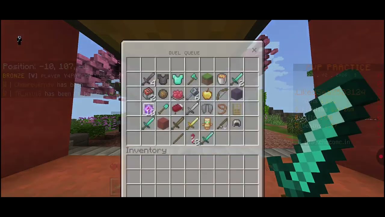 Playing chocomc Server,minecraft server #gaming 