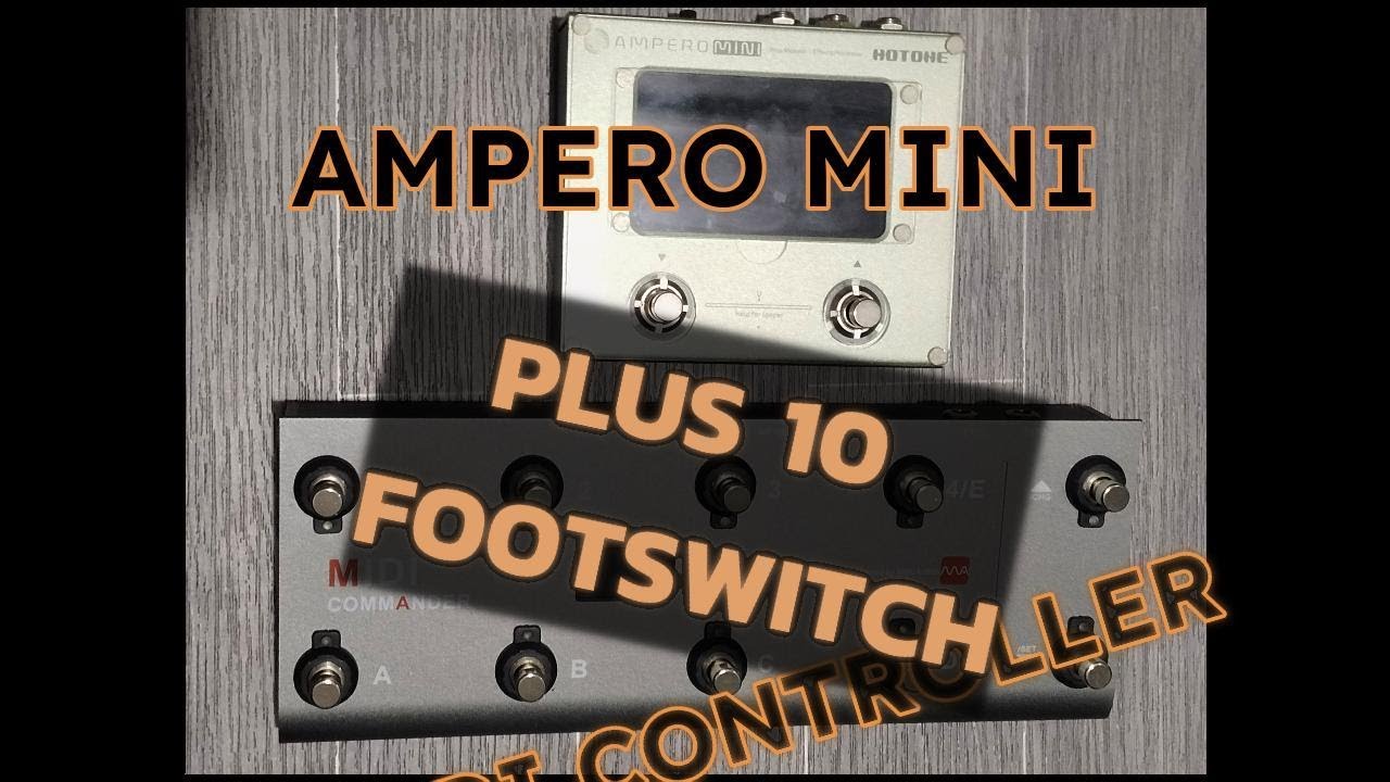 TUTORIAL : AMPERO MINI ll MELO AUDIO MIDI COMMANDER