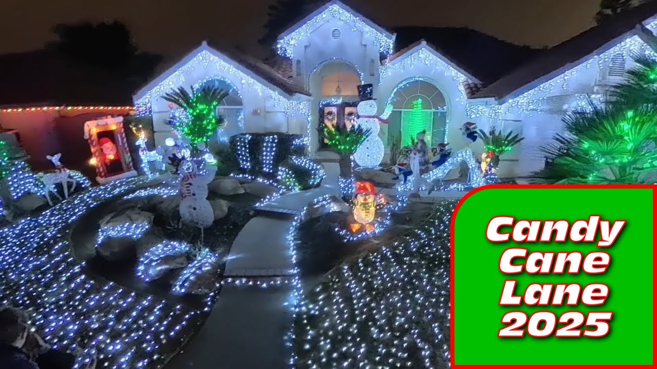 Candy Cane Lane 2025 - Clovis, CA