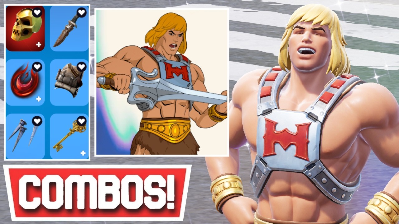 *NEW* BEST HE-MAN SKIN COMBOS! | Fortnite