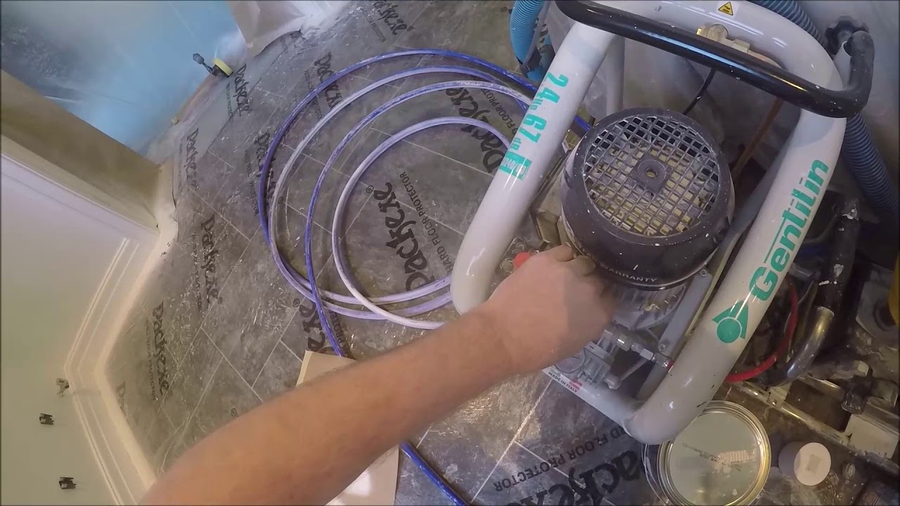 Air Assisted airless in a kitchen