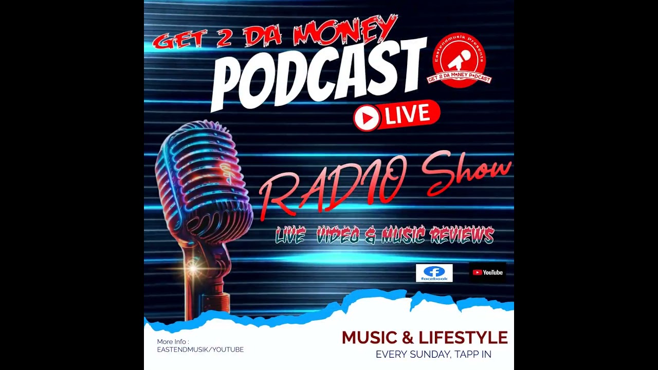 GET 2 DA MONEY PODCAST VIDEO AND MUSIC REVIEW LIVE EVERY SUNDAY #rap #music #podcast #newmusic