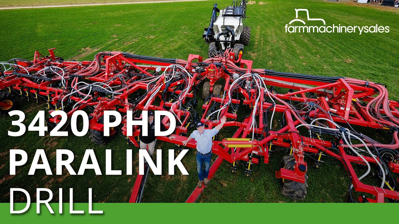 Bourgault 3420 PHD Paralink drill launch and demo