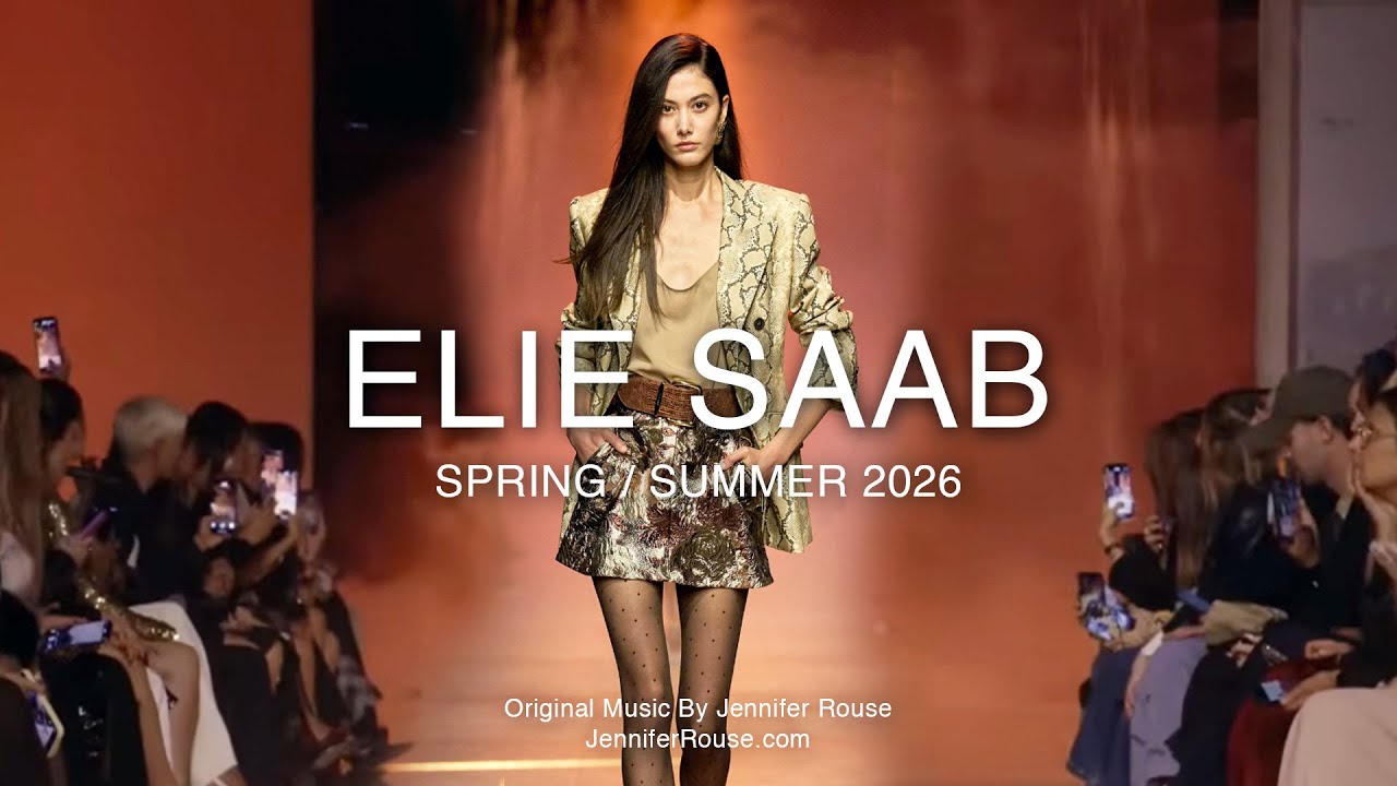 ELIE SAAB Spring/Summer 2026 Ready-To-Wear Runway Show | Original Music by Jennifer Rouse