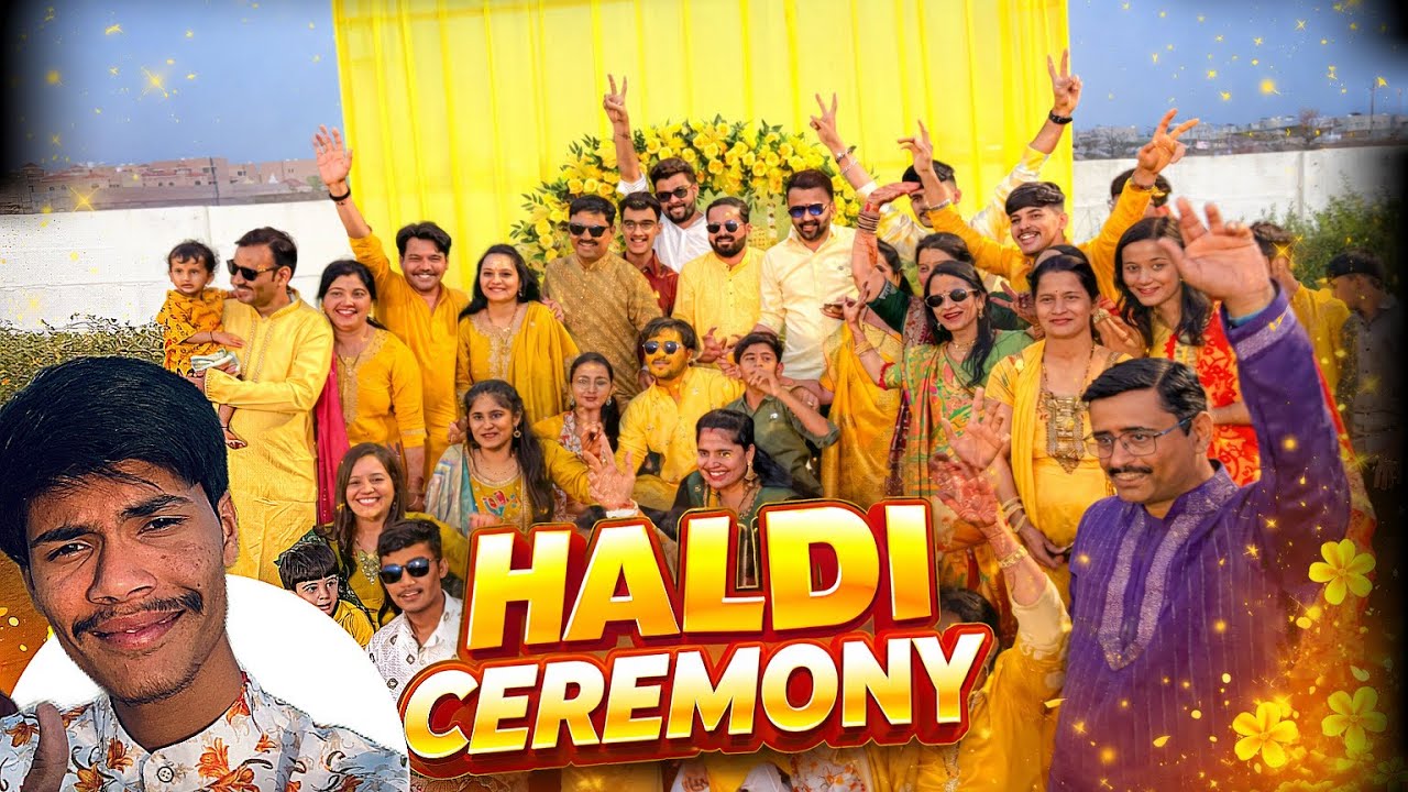 Itni Masti Ek Haldi Function Me? 😱 | Full Family Haldi Celebration | New Vlog | @KirtanJoshiVlogs