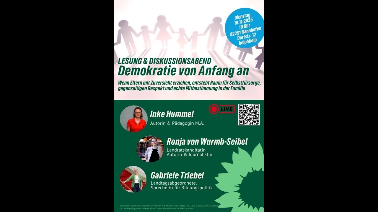 Lesung Inke Hummel Demokratie von Anfang an