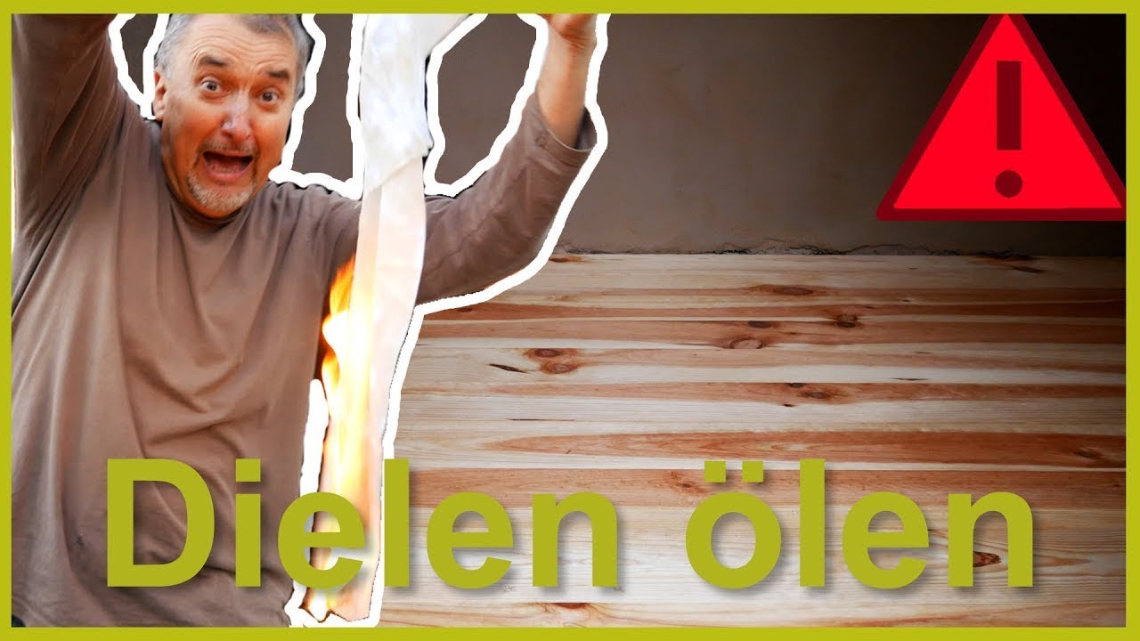 Holzboden ölen - Vorsicht Selbstentzündung!