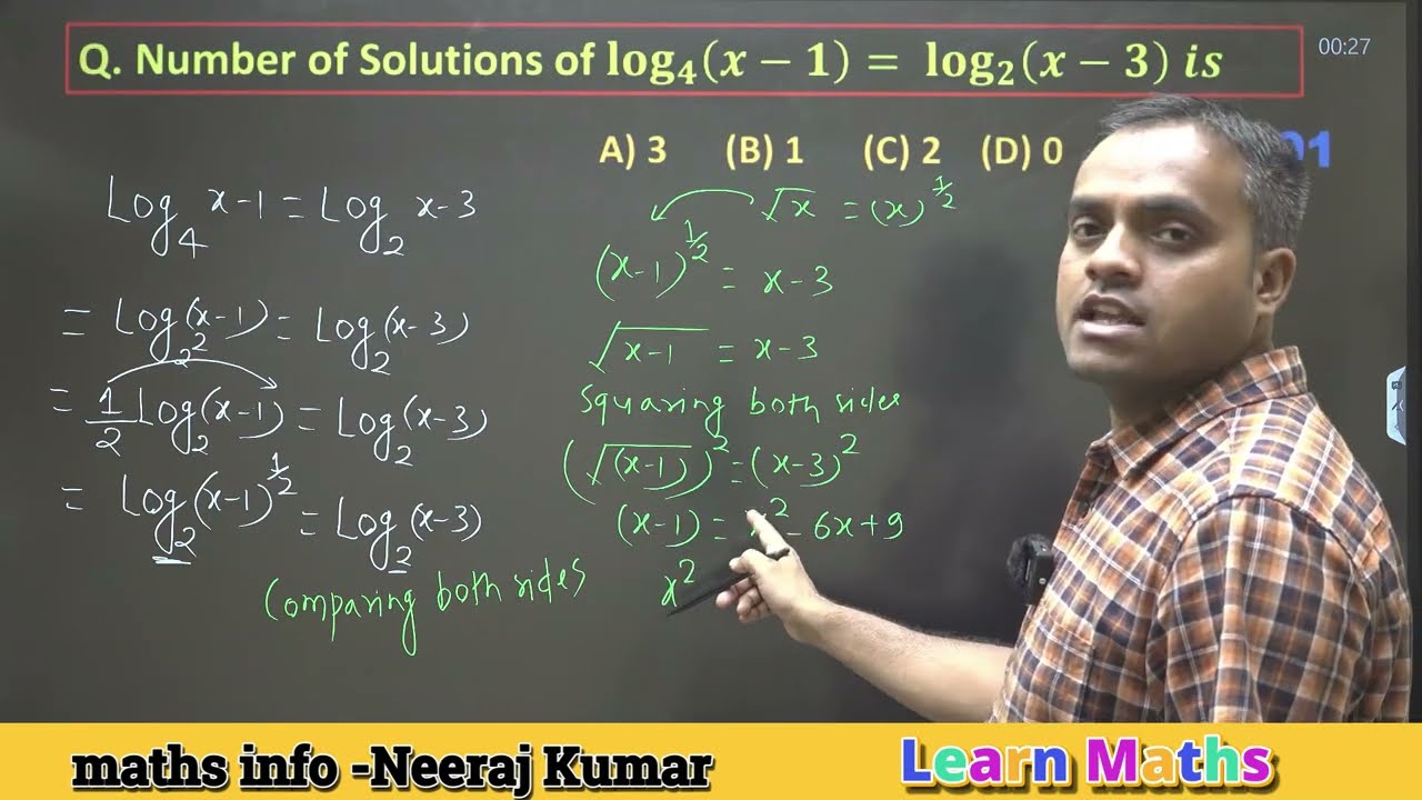 LOGARITHM QUESTION FROM JEE ADVANCED 2001 | LOGARITHM CLASS 11 | JEE PYQ | MATHS | LOG QUESTION