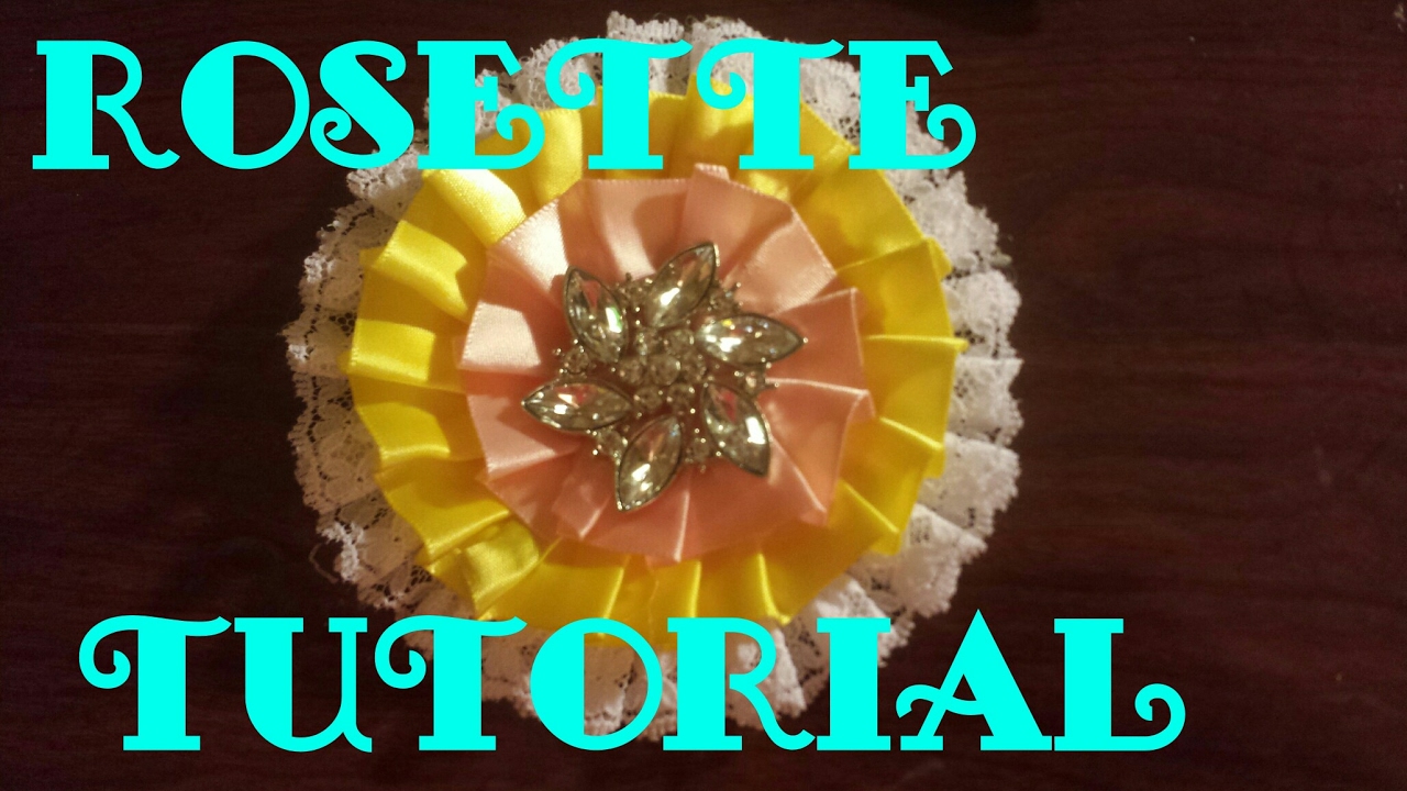 Ribbon Rosette Tutorial Part 1