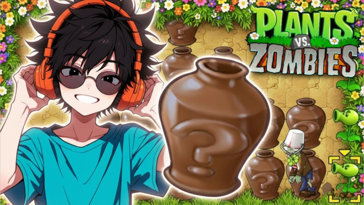 ROMPIENDO JARRONES AL VECINO - Plants vs Zombies