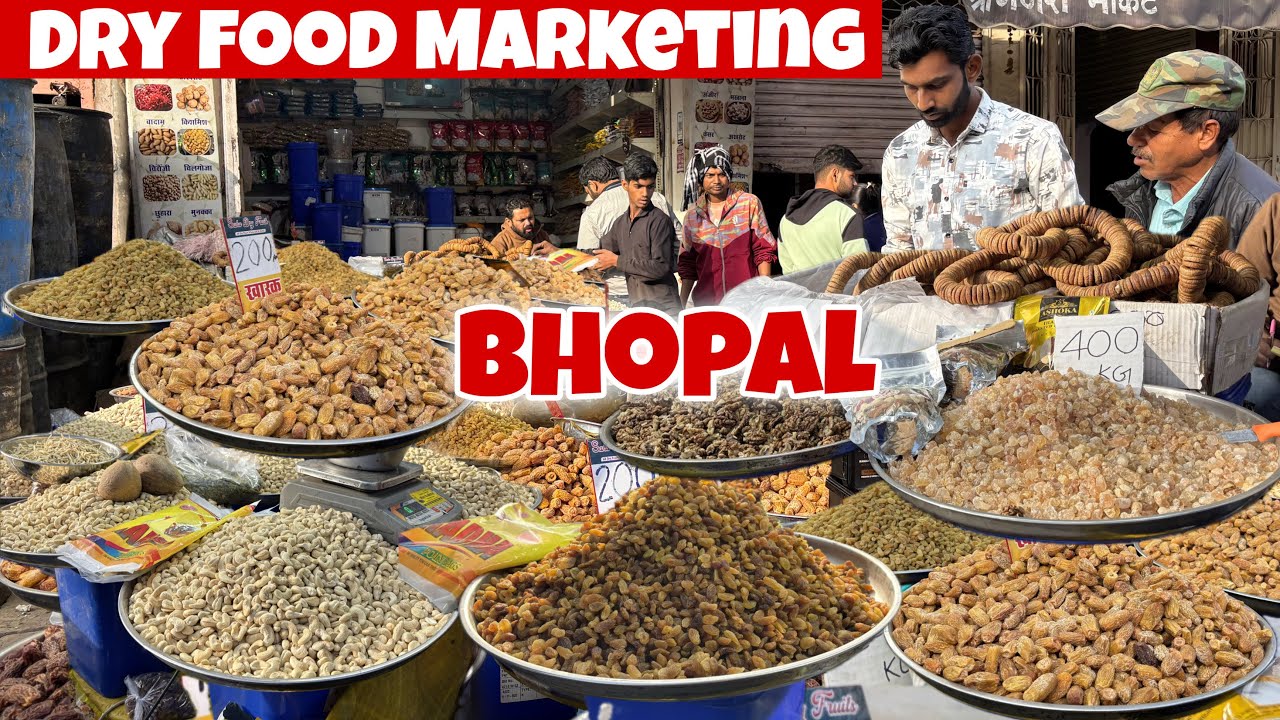 Wholesale Dryfruits Market In Bhopal | Azad Market |Cheapest Dryfruits | Dryfruits