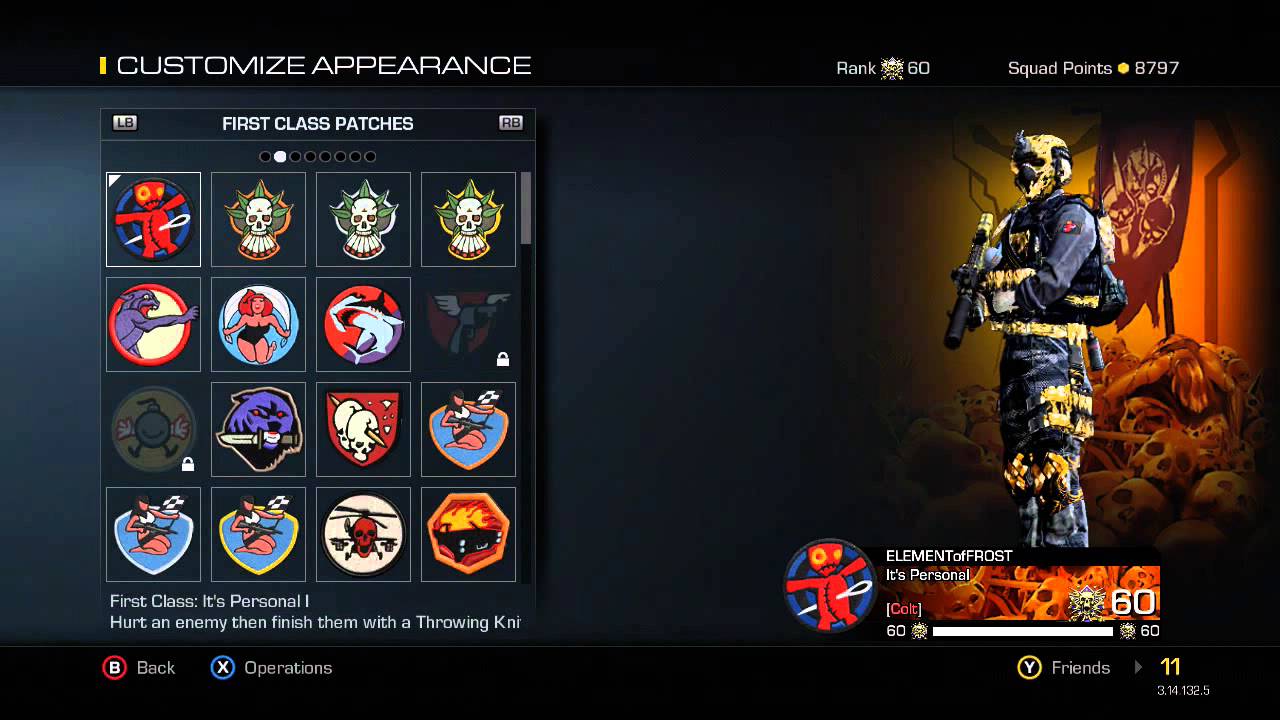 CoD Ghosts: *Max Prestige - All Stats, Patches/Backgrounds + 