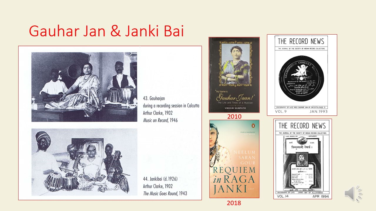 CHALLENGES IN THE DISCOGRAPHIES OF EARLY FEMALE GRAMOPHONE SINGERS presented by Suresh Chandvankar