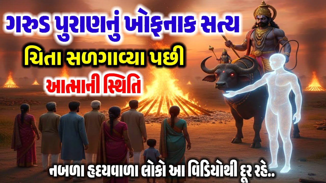મૃત્યુ પછીની એ ભયાનક 60 મિનિટ: ગરુડ પુરાણનું ખોફનાક સત્ય|Garud puran katha|અંતિમ સંસ્કાર 