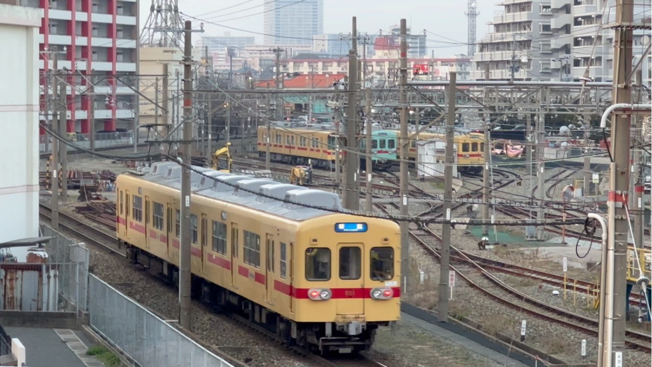 【4K】西鉄貝塚線のNewFace7050形を見てきた😊来月14日より営業運転に入ります！