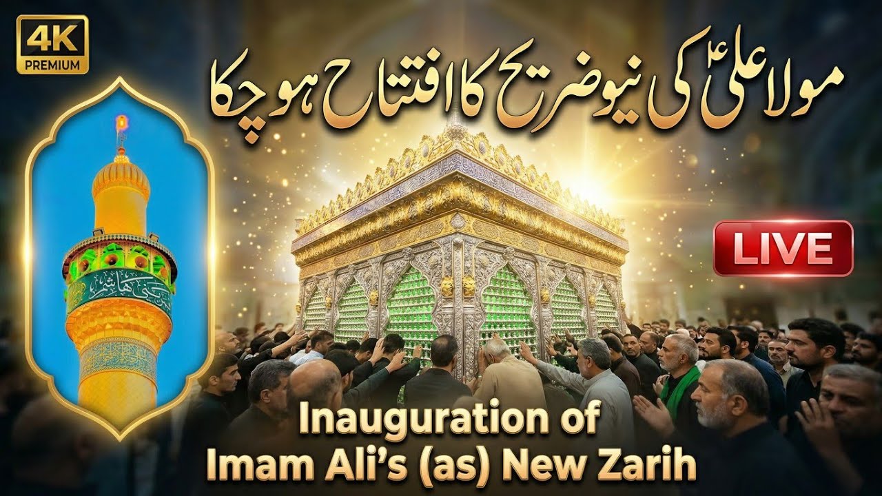 New Zareeh imam Ali as or darwazy ka iftetah Hugaya mashallah ziyarat kre Imam Ali as k Roza pak