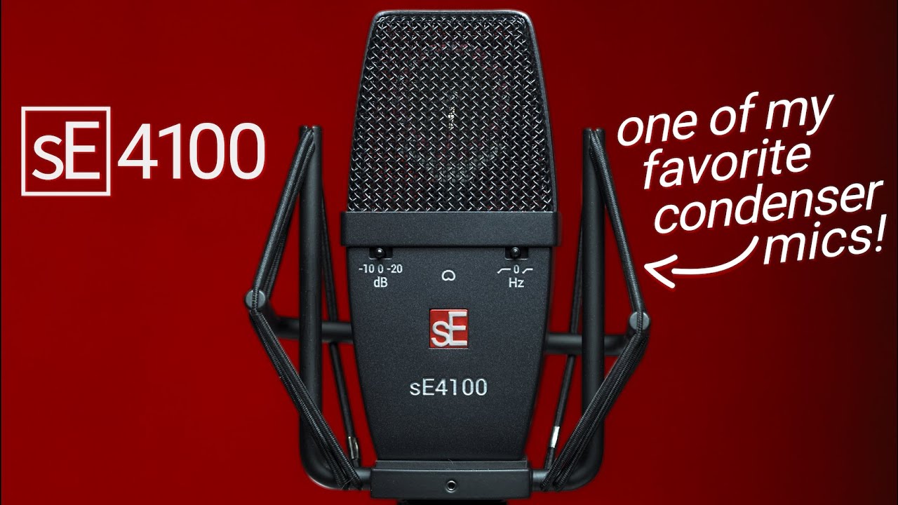sE4100 Mic Review: ONE OF MY FAVORITE MICS! (vs Lewitt Ray, NT1 SS, AT4040, LA220, K87)