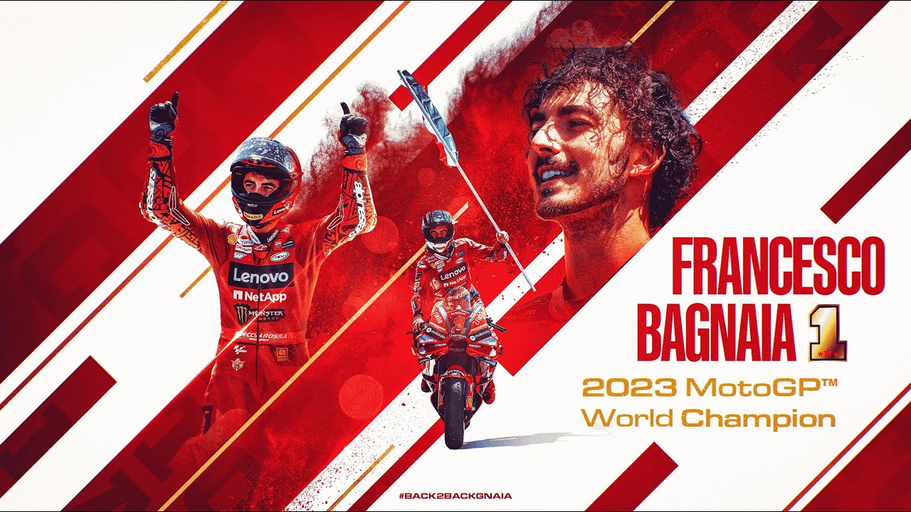 Pecco Bagnaia is the 2023 #MotoGP World Champion! 🏆